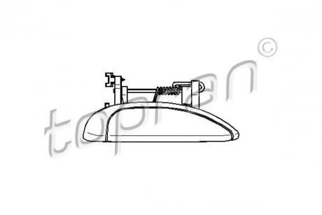Ручка дверей TOPRAN TOPRAN / HANS PRIES 700559
