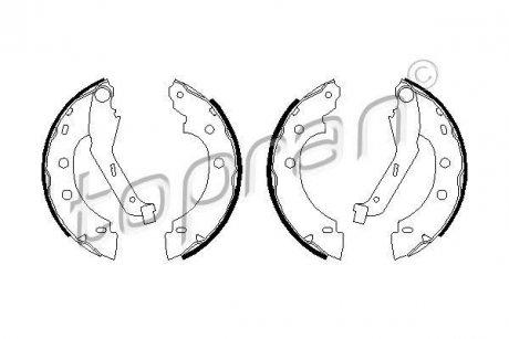 Тормозные колодки.) TOPRAN TOPRAN / HANS PRIES 700603