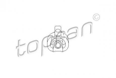 Кронштейн, глушитель TOPRAN TOPRAN / HANS PRIES 700618