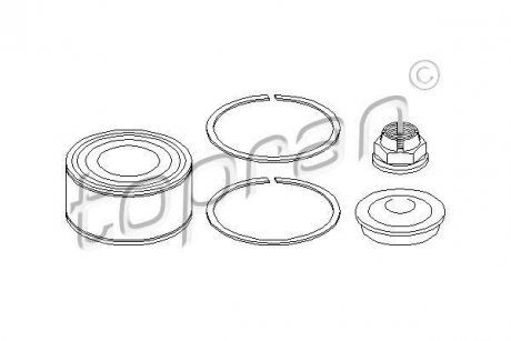 Набір підшипника маточини колеса TOPRAN TOPRAN / HANS PRIES 700637