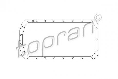 Прокладка масляного піддону TOPRAN TOPRAN / HANS PRIES 720113