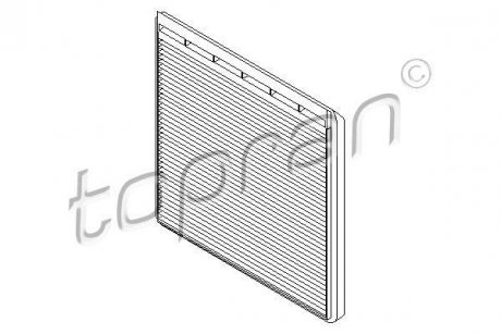 Фильтр воздуха (салона) TOPRAN TOPRAN / HANS PRIES 720335