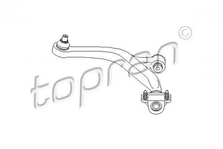 Рычаг независимой подвески колеса TOPRAN TOPRAN / HANS PRIES 720760
