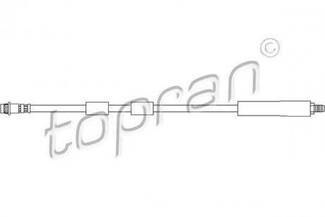 Шланг тормозной TOPRAN TOPRAN / HANS PRIES 720894