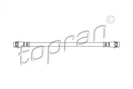 Шланг гальмівний TOPRAN TOPRAN / HANS PRIES 720902