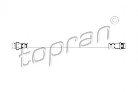 Шланг тормозной TOPRAN TOPRAN / HANS PRIES 720916