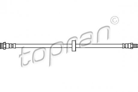 Шланг тормозной TOPRAN TOPRAN / HANS PRIES 720918