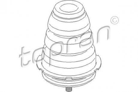 Втулка, листовая рессора TOPRAN TOPRAN / HANS PRIES 721803
