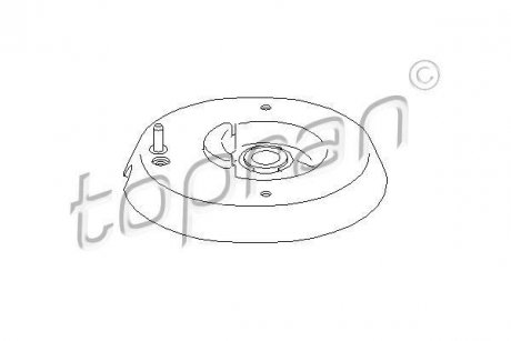 Опора стойка амортизатора TOPRAN TOPRAN / HANS PRIES 721809