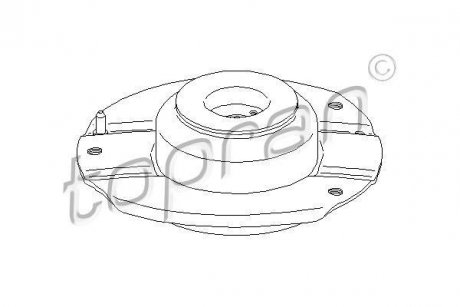 Опора стійка амортизатора TOPRAN TOPRAN / HANS PRIES 721811
