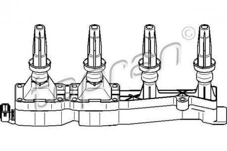 Котушка запалення TOPRAN TOPRAN / HANS PRIES 721906