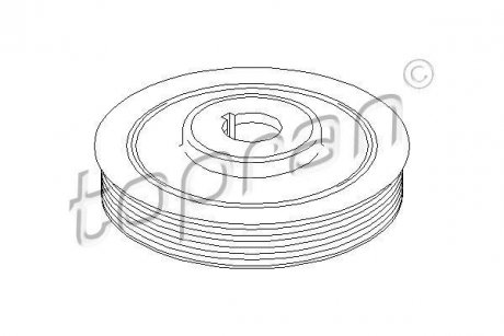 Шкив коленчатого вала TOPRAN TOPRAN / HANS PRIES 721975