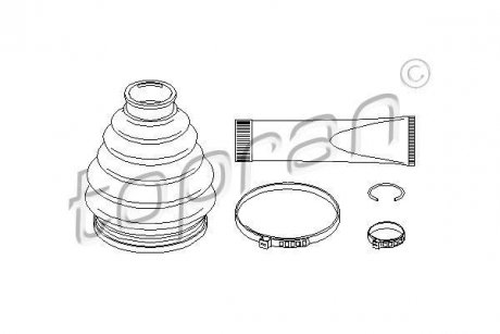Пыльник приводного вала.) TOPRAN TOPRAN / HANS PRIES 722346