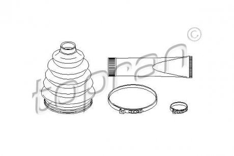 Пильовик привідного валу (набір) TOPRAN TOPRAN / HANS PRIES 722475