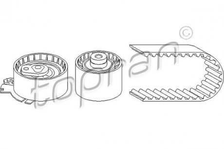 Комплект ремня ГРМ TOPRAN / HANS PRIES 722797
