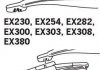 Щетка стеклоочистителя каркасная задняя 300mm (12\'\') ExactFit Rear Renault Espace V, Nissan Qashqai, Kia Picanto (EX308B) Trico EX308 (фото 3)