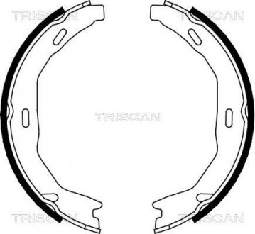 Гальмівні колодки ручного гальма TRISCAN 810023029