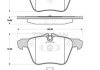 Комплект тормозных колодок, дисковый механизм TRISCAN 8110 10565 (фото 1)