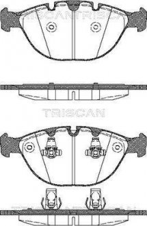 Гальмівні колодки, дискове гальмо (набір) TRISCAN 811011011