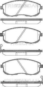 Гальмівні колодки, дискове гальмо (набір) TRISCAN 811014013 (фото 1)