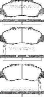 Гальмівні колодки, дискове гальмо (набір) TRISCAN 811017009