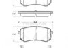 Комплект тормозных колодок, дисковый механизм TRISCAN 811018018 (фото 1)