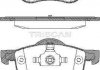 Комплект тормозных колодок, дисковый механизм TRISCAN 811027003 (фото 1)