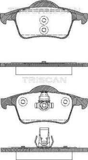 Комплект тормозных колодок, дисковый механизм TRISCAN 8110 27004