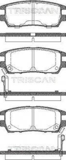 Гальмівні колодки, дискове гальмо (набір) TRISCAN 811042003 (фото 1)