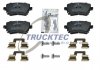 Колодки задние, (тип TRW) 04- (L=105mm) AUTOMOTIVE TRUCKTEC 0735138 (фото 1)