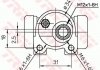 Тормозной цилиндрик (LUCAS) TRW BWD123 (фото 2)