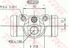 Тормозной цилиндрик (LUCAS) TRW BWH277 (фото 2)