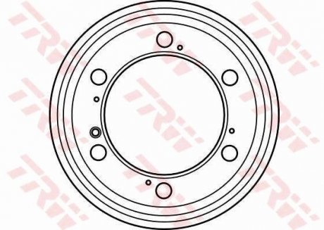 Гальмівний барабан (LUCAS) TRW DB4087