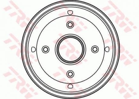 Тормозной барабан (LUCAS) TRW DB4124