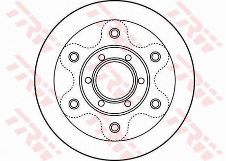 Гальмівний диск (LUCAS) TRW DF2788S