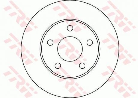 Тормозной диск TRW DF4041 (фото 1)