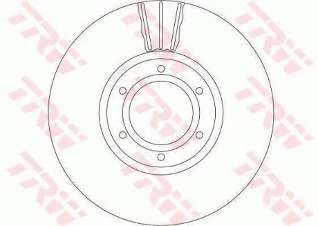 Диск гальмівний (LUCAS) TRW DF4111