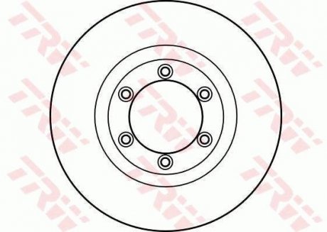 Гальмівний диск (LUCAS) TRW DF4168