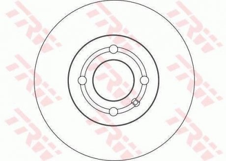 Гальмівний диск (LUCAS) TRW DF4232