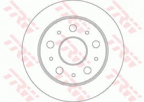 Диск гальмівний (LUCAS) TRW DF4245