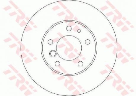 Гальмівний диск (LUCAS) TRW DF4348