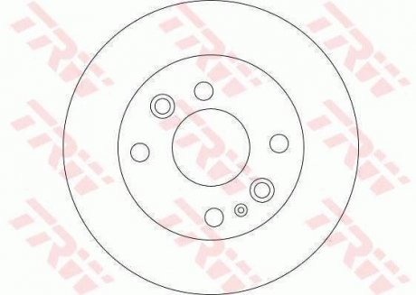 Гальмівний диск (LUCAS) TRW DF4438