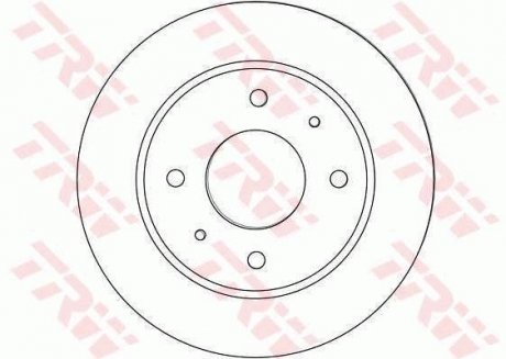 Тормозной диск TRW DF4463 (фото 1)