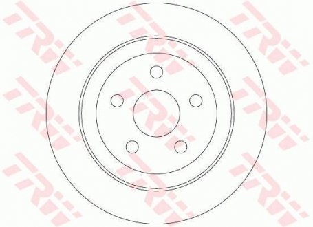 Тормозной диск TRW DF6282