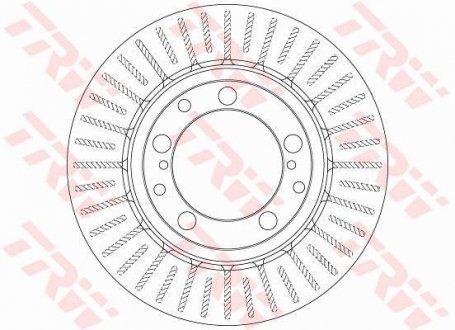 Гальмівний диск TRW DF6336 (фото 1)