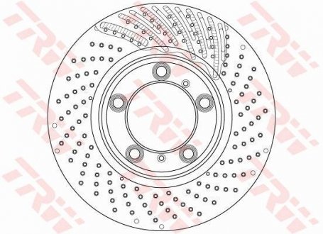 Тормозной диск TRW DF6464S