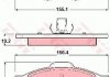 Комплект тормозных колодок, дисковый тормоз TRW GDB1337 (фото 1)