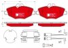 Комплект тормозных колодок, дисковый тормоз TRW GDB1542DTE (фото 1)