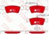 Комплект гальмівних колодок, дискове гальмо TRW GDB1672DTE (фото 1)