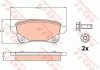 Комплект тормозных колодок, дисковый тормоз TRW GDB2082 (фото 1)